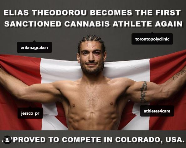 Elias Theodorou Cannabis Athlete