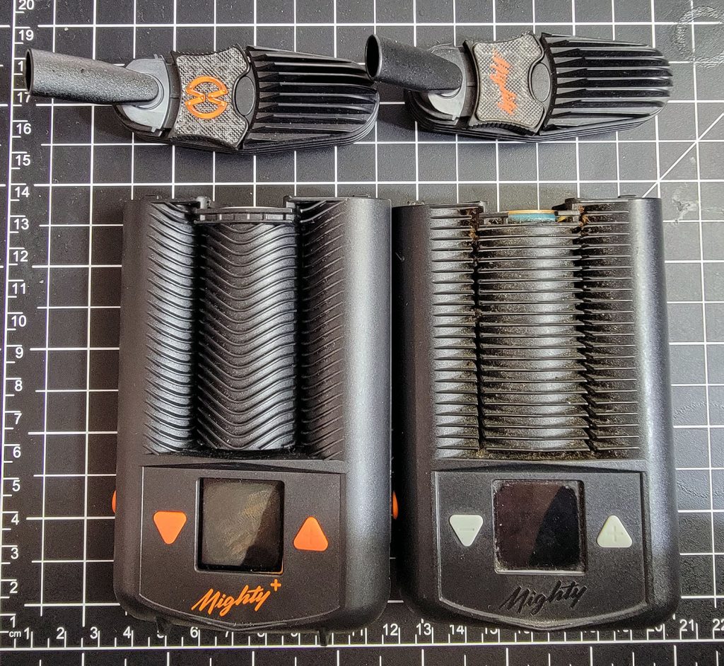 Mighty+ and Mighty Vapes side by side