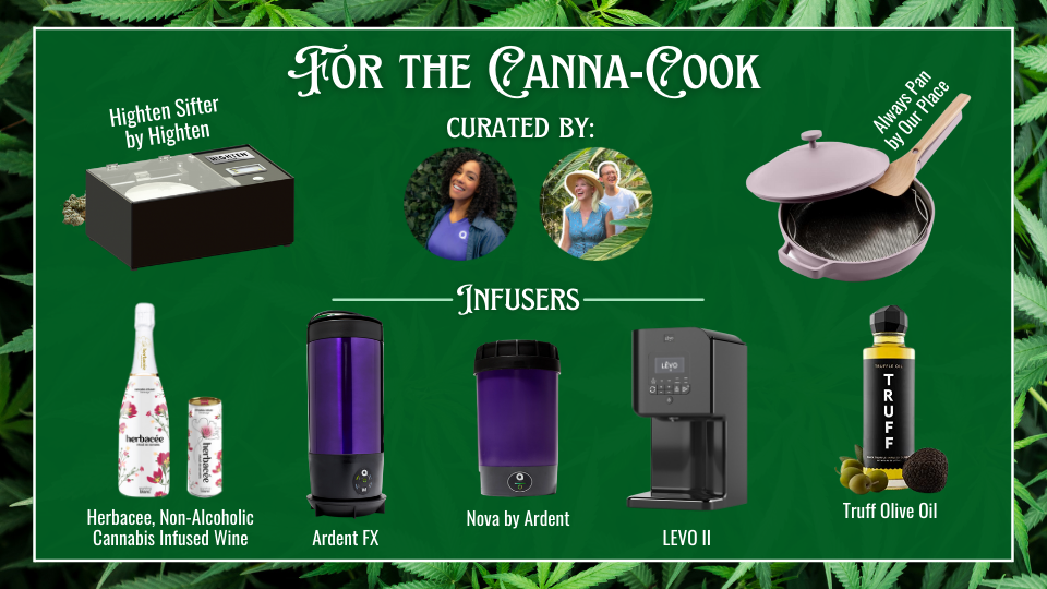 Gifts for the canna-cook included on the Stoner Gift Guide.