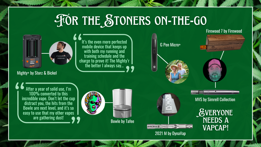 Portable vapes recommended on the Stoner Gift Guide