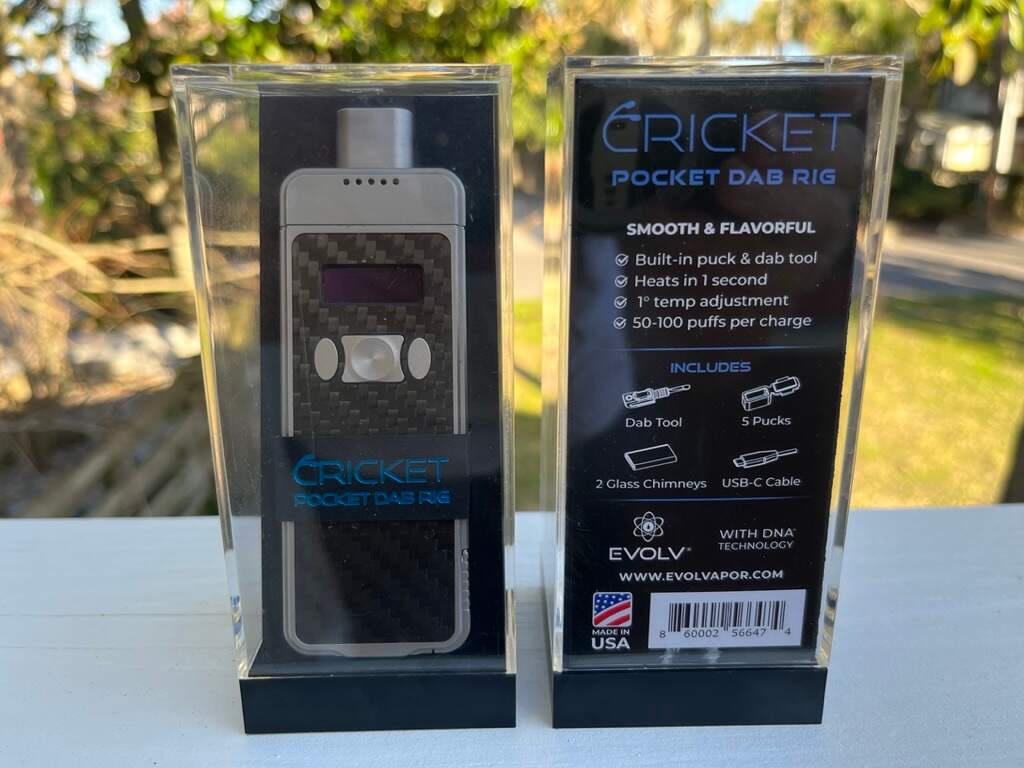 Cricket Box front and back