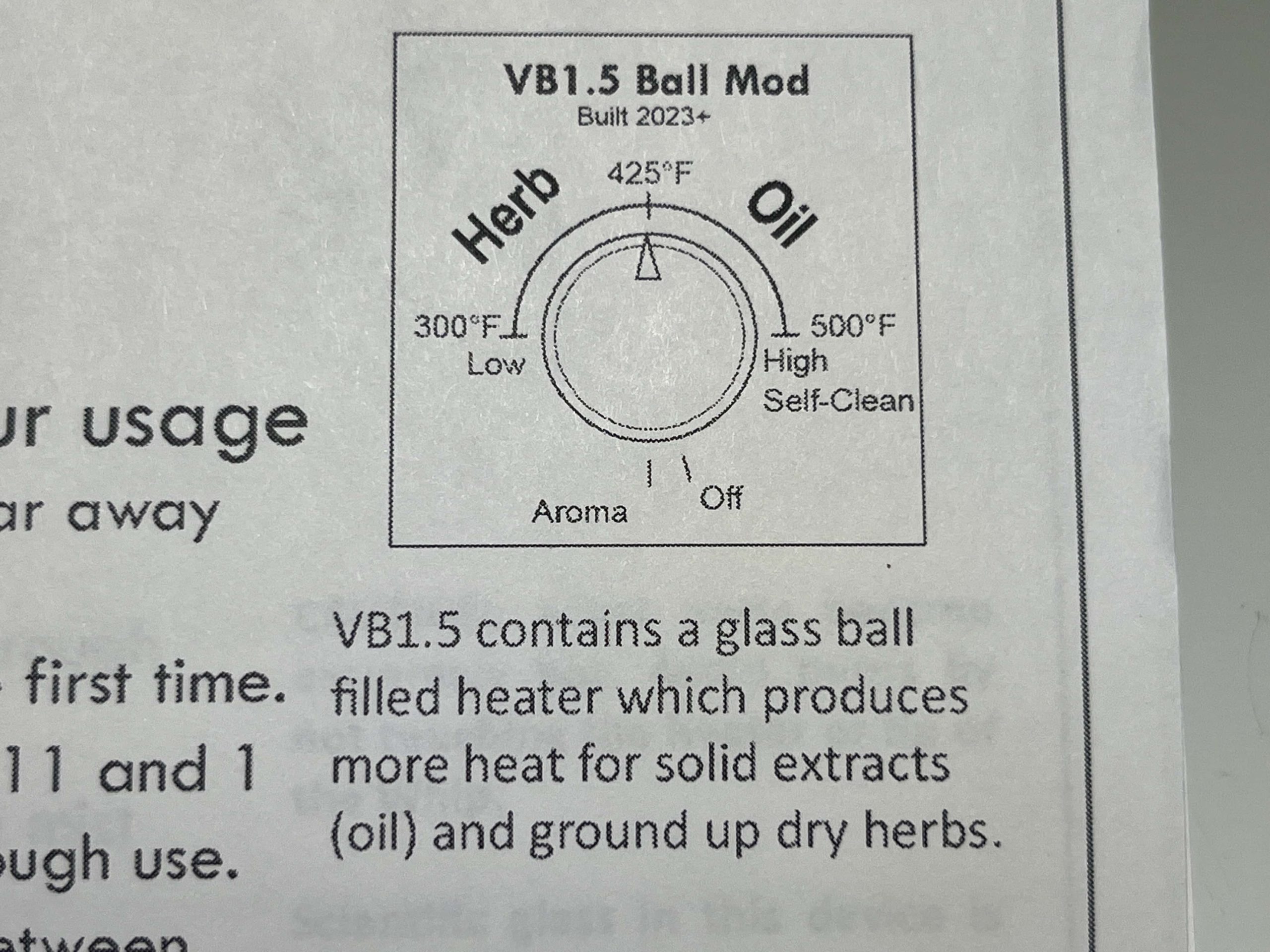 temperature instructions