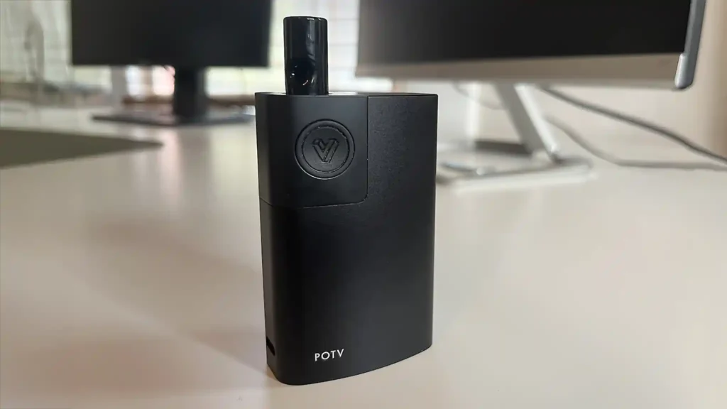 The PotV Lobo vaporizer review header image shows its size and simplicity