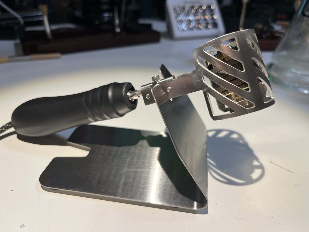 Ruby Twist #1 ranked budget ball vape on its stand