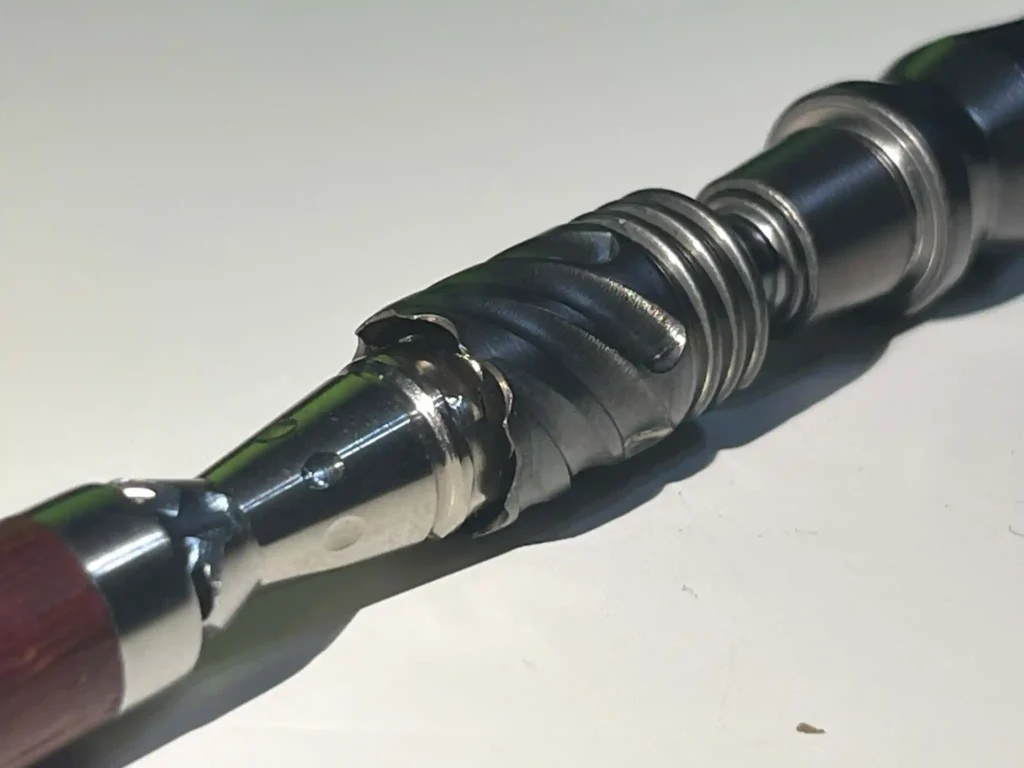 You can insert the Woodwynd tip into the HyperDyn tip with room to spare…