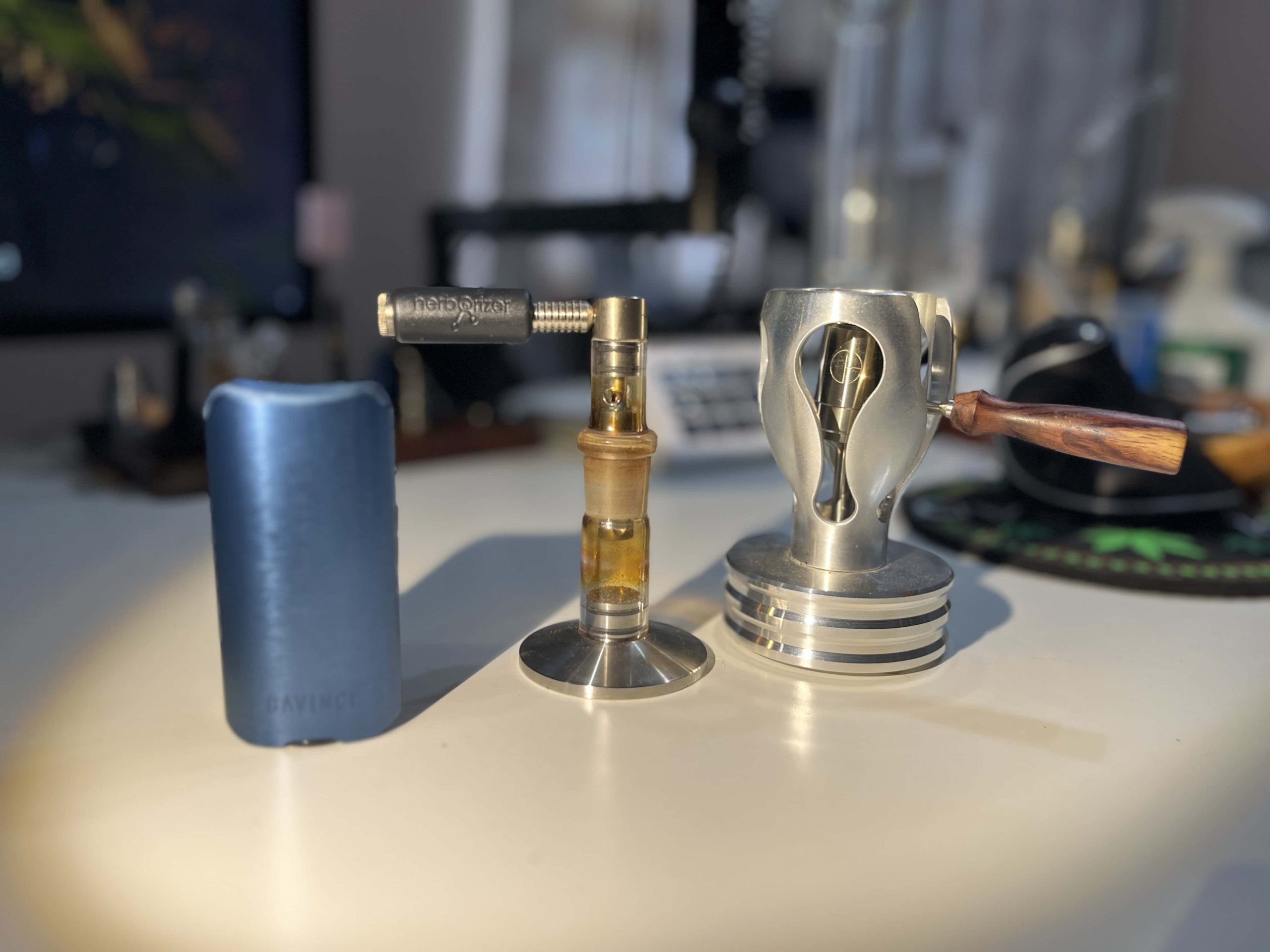 Davinci IQ2 with Herborizer and Cannabis Hardware Mercury