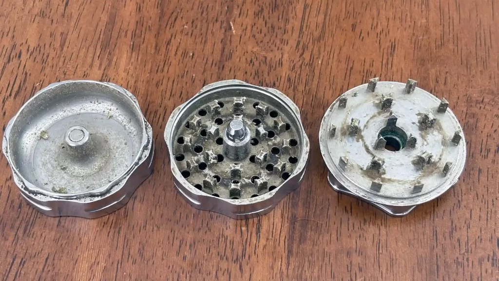 Old Mate stainless grinder exploded