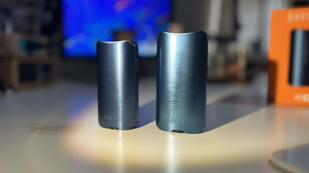 Davinci IQ3 is a larger vaporizer than the IQ2