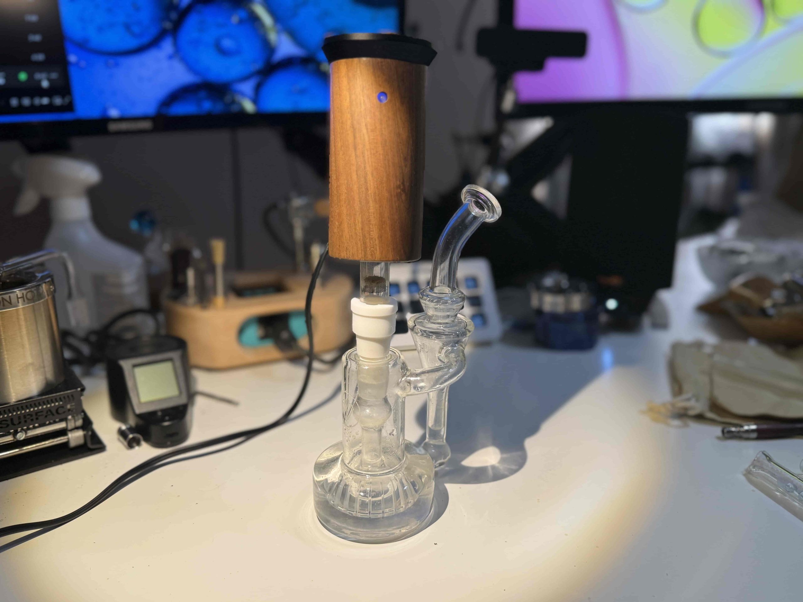 e-nano on a bubbler