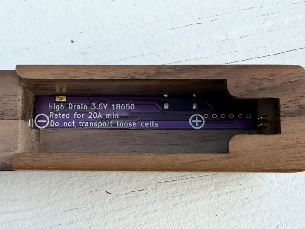 Firewood 11 battery chamber and specs