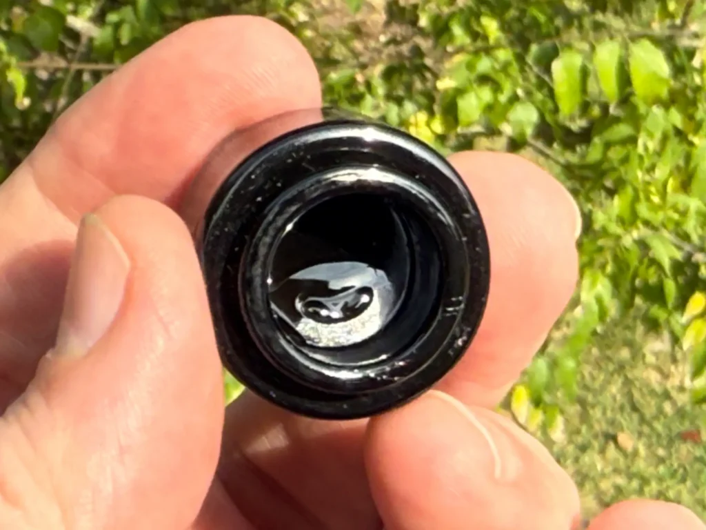 Dr Dabber Ghost 2 ceramic mouthpiece underside