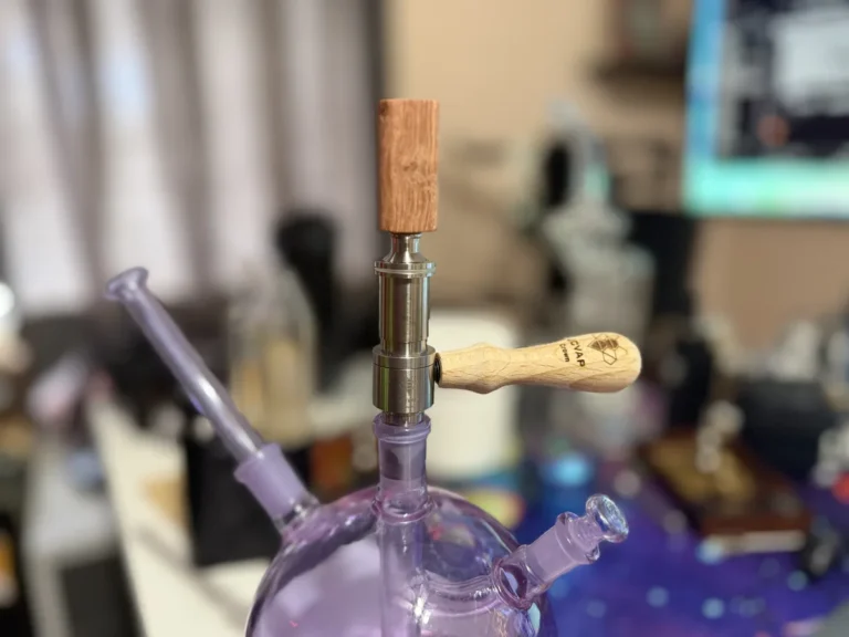 Herb Crown on the bowl, ready to hit.